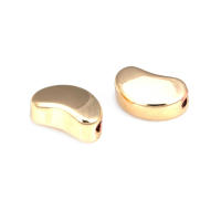 Espaciador de arco iris y Luna de latón, Color oro de 18K, paloma, estrella, nube, cilindro, pulsera ovalada, cuentas, fabricación de joyería, accesorios Diy - details 40
