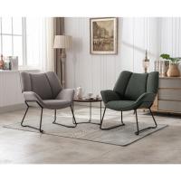 Sofá de Salón Moderno de Lino Estilo de Descanso con Brazo para Dormitorio - details 48