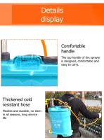 Pulverizador de Mochila Agrícola Eléctrico Manual 16L 20L Material de PP - details 8