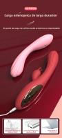 Vibrador de Doble Cabeza de Silicona Líquida Multifrecuencia Masaje Eléctrico para Masturbación Femenina Productos Sexuales para Adultos - details 17