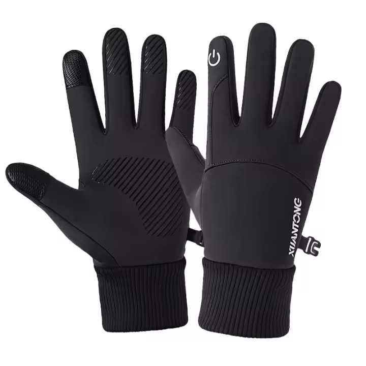 Guantes de esquí impermeables para hombre y mujer, resistentes al viento, para deportes, pesca, pantalla táctil, motocicleta, Snowboard, esquí, antideslizantes, cálidos para ciclismo - 1