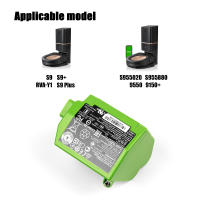 Batería de vacío para IROBOT S9 9150 + S9+ 9550 s9 Plus s955020 S955880 RVA-Y1 ABL-B - details 0