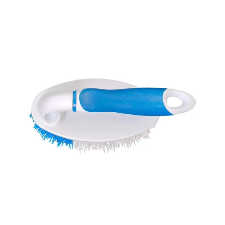 Diseño de estilo simple con mango para lavandería, cepillo de limpieza grande azul y blanco, limpieza del hogar, limpieza y lavado a mano - 1