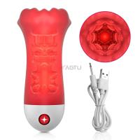Taza masturbadora vibratoria automática para morder, mamada, tres motores, estructura de garganta, Juguetes sexuales para adultos para hombres - details 15