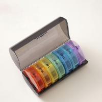 Contenedor de medicamentos, organizador de pastillas divisor de 7 días, compartimentos de 14 rejillas AM/PM, estuche de almacenamiento de vitaminas, portátil a prueba de polvo - details 2