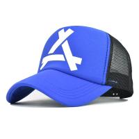 Gorras de béisbol de malla triangular en relieve para mujer, gorras Snapback de malla transpirable, gorras deportivas informales rojas y negras, gorra Unisex para hombre y pesca - details 8