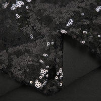 BUNO-vestido negro de lentejuelas para mujer, ceñido al cuerpo con cuello cuadrado, vestidos de fiesta de otoño, tres elegantes para discoteca madura y encantadora - details 15