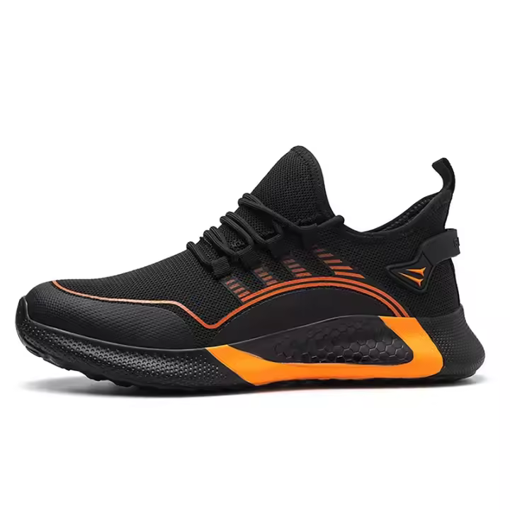 Zapatos de trabajo ligeros y transpirables para hombre, cómodos zapatos de seguridad suaves, zapatos de seguridad estándar europeo, zapatos deportivos con punta de acero - 1