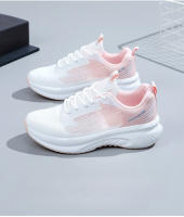Zapatillas de deporte para mujer Suela gruesa Zapatillas de correr ligeras Flyknit transpirables de moda - details 14