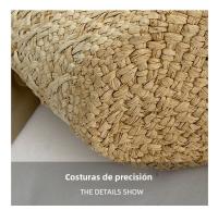 Bolso de Mano de Paja Tejido a Mano Bolso de Playa de Hombro para Vacaciones de Gran Capacidad - details 6