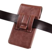 Funda con Clip para cinturón, soporte para teléfono móvil de cuero PU, bolsa multiusos para teléfono móvil, bolsa protectora Retro portátil para cintura, bolsa para cinturón - details 5