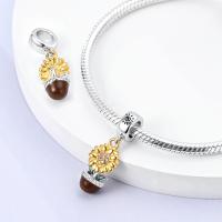 Colgante de luciérnaga que brilla en la oscuridad, cuentas de plata 925, compatible con pulseras originales, collar, regalos de Navidad, joyería para niña - details 32