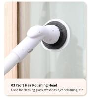 Dispositivo de limpieza giratorio eléctrico inalámbrico 6 en 1 para ducha, cocina y baño - details 6