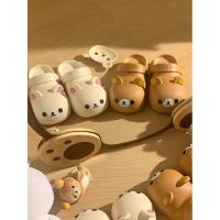 Sandalias de Mujer con Punta Cerrada para Verano al Aire Libre, Estilo Rilakkuma con Agujeros, Antideslizantes y Resistentes al Olor, Lindas para Chicas 2025. - details 3