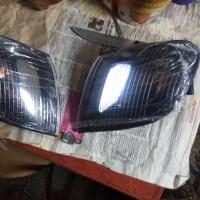 Par de faros delanteros de esquina, luz indicadora de señal de giro para HYUNDAI H1 Starex 1995-2005, blanco - details 2
