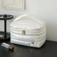 Bolsa de aseo grande para maquillaje, bolsa de almacenamiento portátil, organizador de viaje - details 7