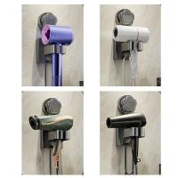 Soporte para secador de pelo con ventosa de plástico, colgador para secador de pelo reutilizable sin perforaciones, ahorro de espacio, montado en la pared, 2 uds. - details 2