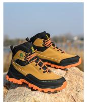 Zapatos de Seguridad para Hombres Impermeables, Altas, Resistentes al Desgaste, Forro de Cuero, Suela de Goma Sintética - details 17