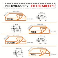 Juego De Sábanas Ajustables Con Estampado Multicolor, Elegante, 3 Piezas, Juego De Cama Suave Y Cómodo, Para - details 5