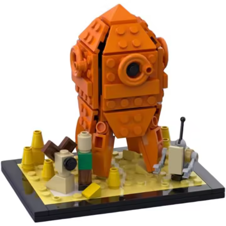 Kit de Construcción Micro Wallace Modelo de Cohete de Espacio de Oveja - 1