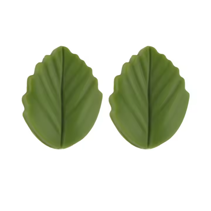 10 unids/lote Mini cuentas de silicona lazo corona hoja flor para fabricación de joyería DIY cadena de chupete accesorios de pulsera - 1