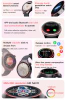 Reloj inteligente HW10 PRO para hombre y mujer, dispositivo con llamada Bluetooth, NFC, detección de ritmo cardíaco, Compatible con sistema Android IOS, novedad de 2025 - details 1
