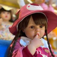 BZDOLL-Muñeca Reborn realista de 60 CM para niños, juguete de 24 pulgadas, silicona suave, recién nacido - details 3