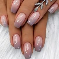 24 PCs De Uñas Postizas Con 1 Pegamento De Uñas Y 1 Linterna De Uñas En El Paquete Uñas Postizas De Resina Estilo Versátil - details 4