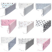 Parachoques para Cuna de Bebe, Barreras circulantes con Cremallera, Valla de Cama de Algodón trenzada, Protector de cuna para recien nacidos anticolisión, decoración de Habitación - details 1