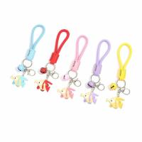 Llavero con correa para la muñeca, llavero de pez payaso cosido a mano, colgantes de dibujos animados de pez payaso antipérdida, baratija con forma de corazón para chica, abalorio para llave de dibujos animados de Anime - details 13