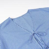 BUNO-Tops a cuadros para mujer, ropa y2k con cuello en V y corazón, blusa holgada de manga larga con lazo frontal abierto, ropa de calle de los años 2025 - details 7