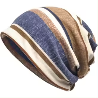 Sombreros de verano para mujer, turbante de algodón con forma de pañuelo suelto, gorro para dormir, adecuado para quimioterapia y cuidado del cabello - 1