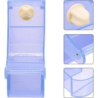 Comedero para loros, cuenco de comida para pájaros, contenedor de comida para loros, estructura Simple, suministros para pájaros, B - details 2