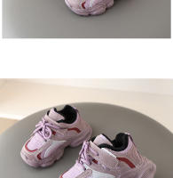 Zapatos de invierno para niñas, nuevos, de algodón, apilados, gruesos, antideslizantes, zapatos deportivos para niños, dos pares de zapatos de algodón. - details 8