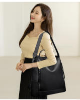 Mochila antirrobo de gran capacidad para mujer, bolso de hombro de viaje de cuero suave, novedad de 2024 - details 6