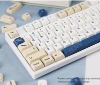 USLION-teclas de perfil XDA con tema de leche de soja, teclas de sublimación con tinte PBT en inglés, teclas para juegos, Teclado mecánico, interruptor MX, 134 teclas - details 5
