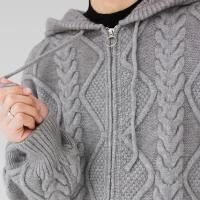 Primavera otoño suéteres con capucha para hombres cárdigans de moda prendas de punto Tops masculinos - details 2