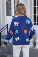 Suéter corto de punto para mujer, jersey de cuello redondo Kawaii, ropa informal ligera, tendencia de ventas - details 18