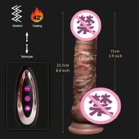 Juguetes sexuales, pene simulado eléctrico carne suave ventosa femenina vibrador consolador masturbador juguetes sexuales - details 2