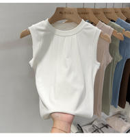 Zjaiss 2025 Camisetas de Algodón Cuello Básico Verano Blanco Negro Deportivo Vestido de Hombro Descubierto Verde para Mujeres - details 3