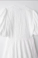 Vestidos Elegantes de Verano Cortos Bordados Mini Vestido Blanco Informal para Mujer - details 6