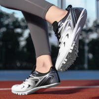 Nuevos zapatos de pista, picos para hombres y mujeres, zapatillas de salto largo de pie para correr de medio y largo. - details 17