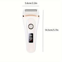 Afeitadora eléctrica recargable con pantalla LED para mujer, depilación indolora para todo el cuerpo - details 4