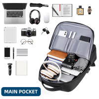 Mochila De Negocios impermeable para hombre, morral de viaje para ordenador portátil con puerto de carga USB, gran capacidad, 15,6 pulgadas - details 8