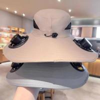 Gorra de Pescador Dual Carga Solar Ultravioleta Portátil para Acampar al Aire Libre Deportes y Moda - details 3