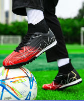 Botas de fútbol para hombre, zapatos de fútbol profesionales FG/TF, botines de tobillo alto para niños pequeños, zapatillas de fútbol para césped, zapatos de entrenamiento de fútbol sala - details 5
