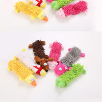 Juguete de Peluche para Perro Forma Animal Sonido de Peluche Pequeño perro Chihuahua Yorkshire Bichon Muñeco de Masticar Limpieza de Dientes para Mascotas Interior - details 9