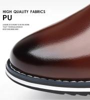 Zapatos de Cuero para Hombres Zapatos Casuales con Suela Gruesa Resistentes al Desgaste - details 3
