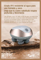 Masajeador de Cuero Cabelludo Eléctrico, Masajeador de Cabeza Inalámbrico, Cabezas de Silicona Suaves, 6 Modos de Masaje, 3 de Intensad, Relajación del Cuero Cabelludo, Alivio de Fatiga, Mejore del Sueño masajeador para mascotas Gatos - details 14