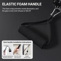 Juego de cuerdas para tirar, bandas de resistencia, equipo de Fitness portátil, expansor de pecho, correa de tobillo, banda elástica para ejercicio - details 8